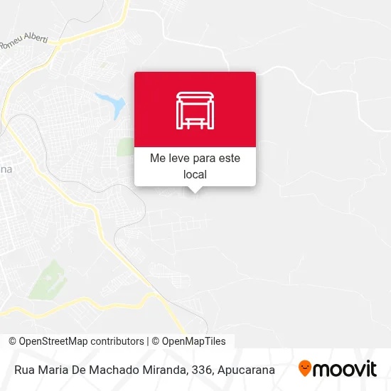Rua Maria De Machado Miranda, 336 mapa