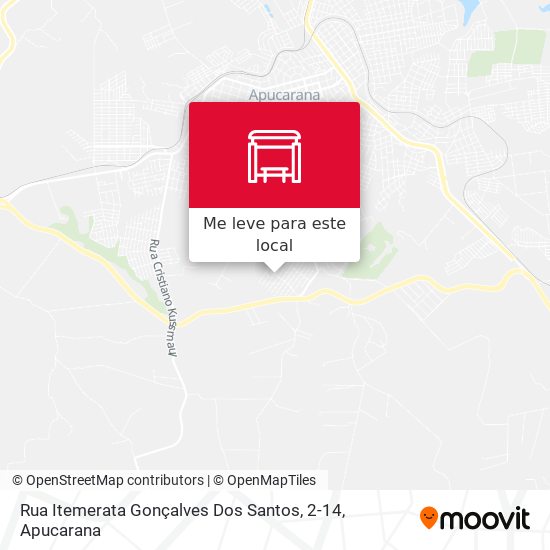 Rua Itemerata Gonçalves Dos Santos, 2-14 mapa