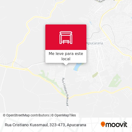 Rua Cristiano Kussmaul, 323-473 mapa