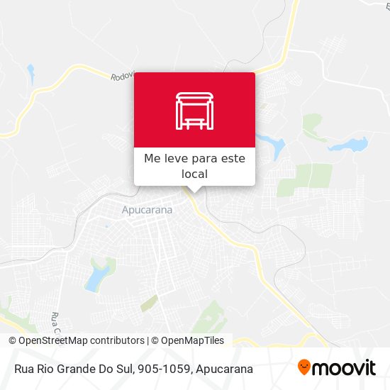 Rua Rio Grande Do Sul, 905-1059 mapa