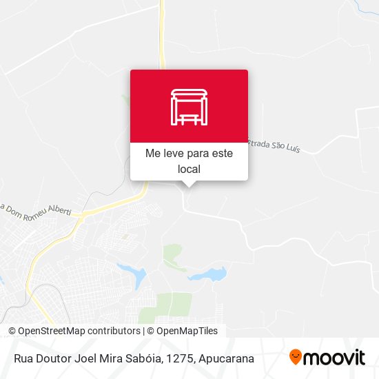 Rua Doutor Joel Mira Sabóia, 1275 mapa