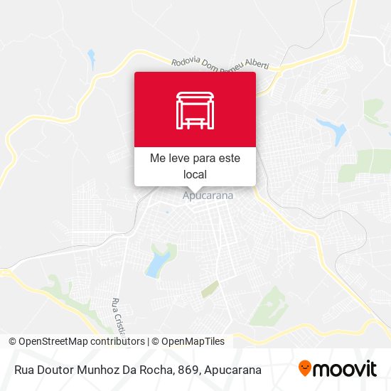 Rua Doutor Munhoz Da Rocha, 869 mapa