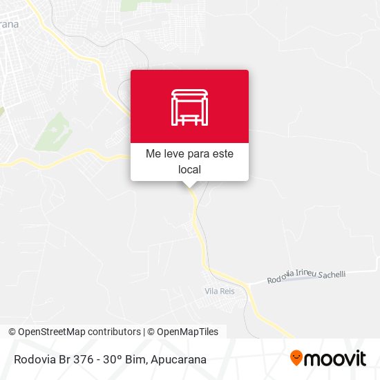 Rodovia Br 376 - 30º Bim mapa