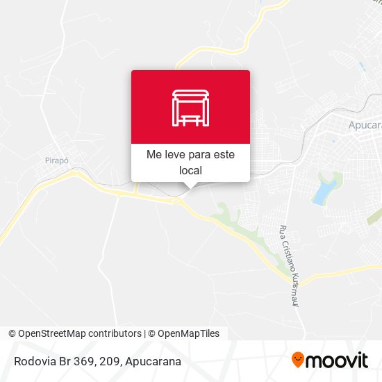 Rodovia Br 369, 209 mapa