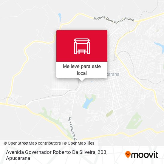 Avenida Governador Roberto Da Silveira, 203 mapa