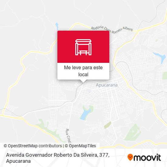 Avenida Governador Roberto Da Silveira, 377 mapa