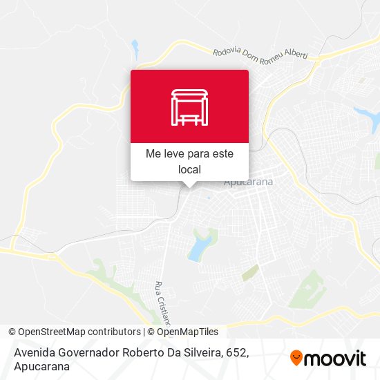 Avenida Governador Roberto Da Silveira, 652 mapa