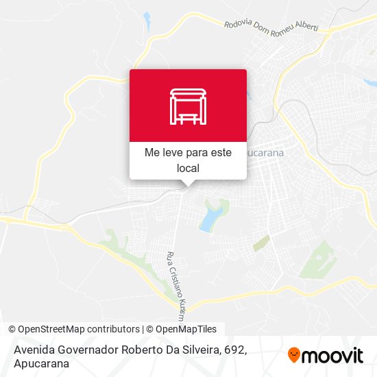 Avenida Governador Roberto Da Silveira, 692 mapa