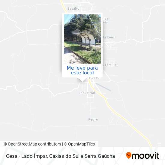 Cesa - Lado Ímpar mapa