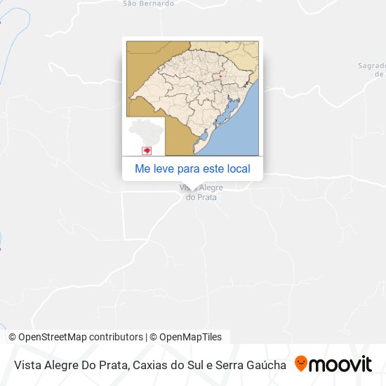 Vista Alegre Do Prata mapa