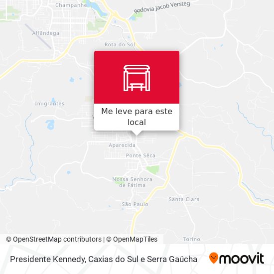 Presidente Kennedy mapa