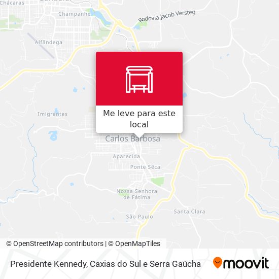 Presidente Kennedy mapa