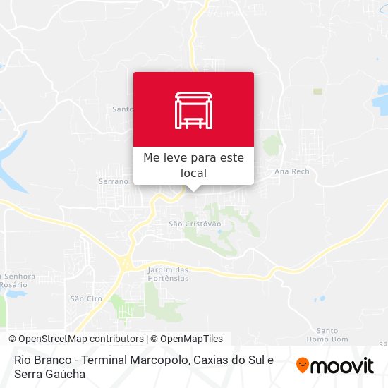 Rio Branco - Terminal Marcopolo mapa
