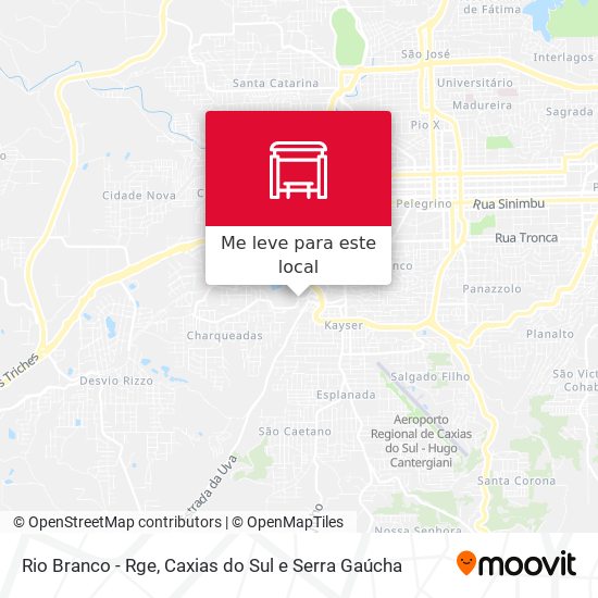 Rio Branco - Rge mapa