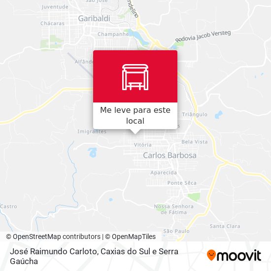 José Raimundo Carloto mapa