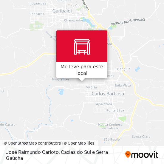 José Raimundo Carloto mapa