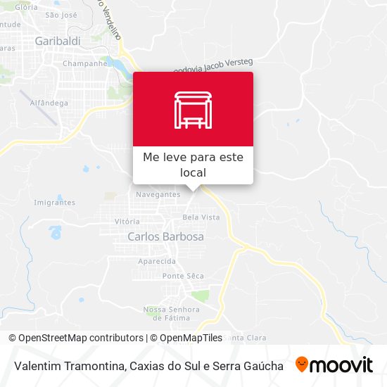 Valentim Tramontina mapa