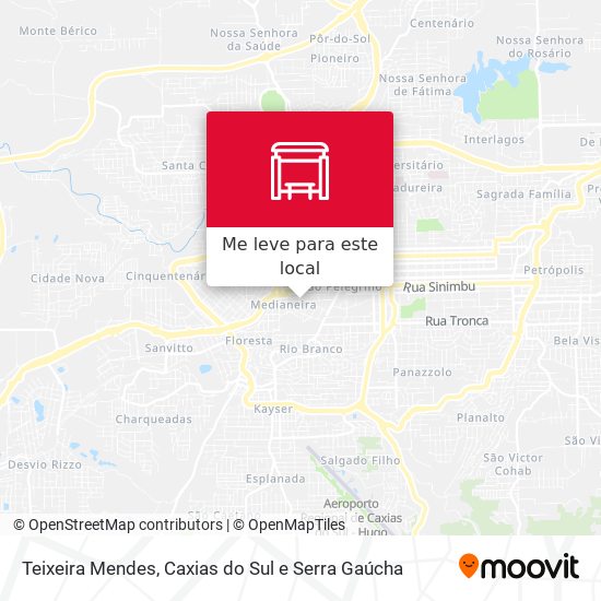 Teixeira Mendes mapa