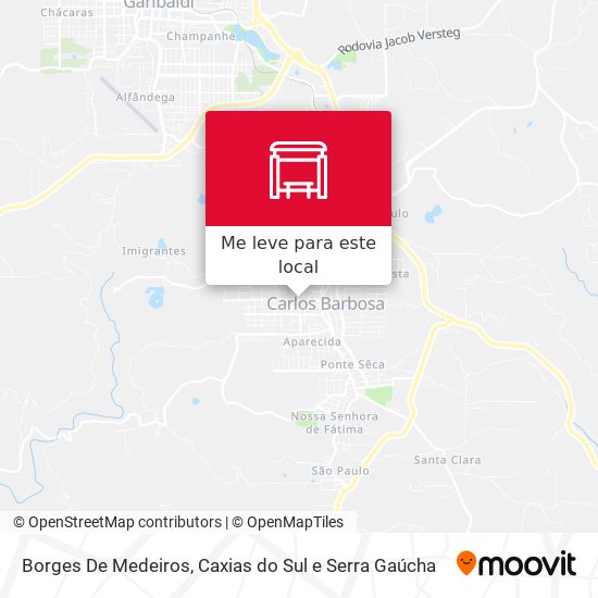 Borges De Medeiros mapa