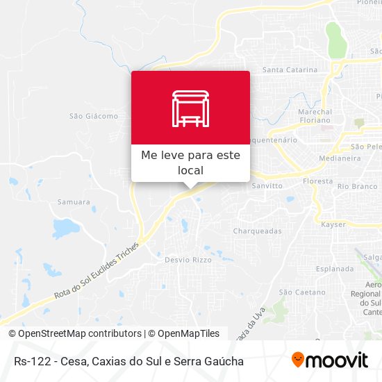 Rs-122 - Cesa mapa