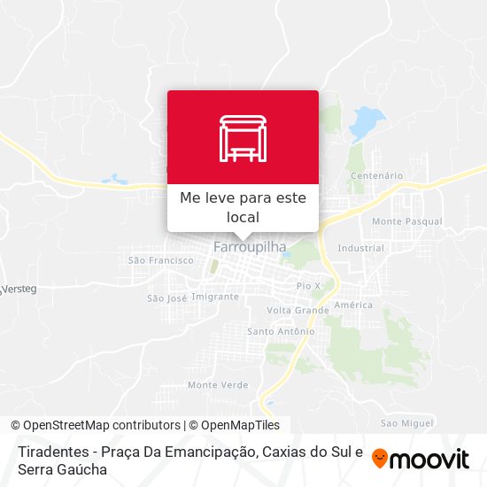 Tiradentes - Praça Da Emancipação mapa