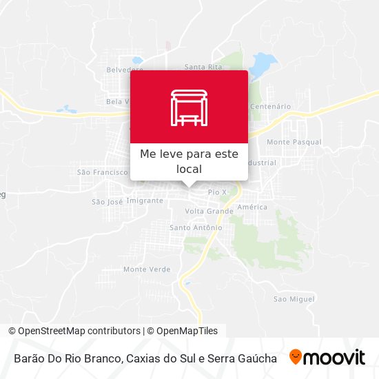 Barão Do Rio Branco mapa