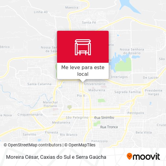 Moreira César mapa