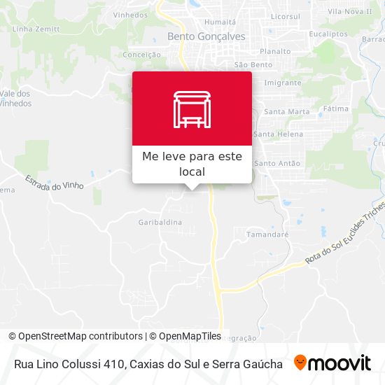 Rua Lino Colussi 410 mapa
