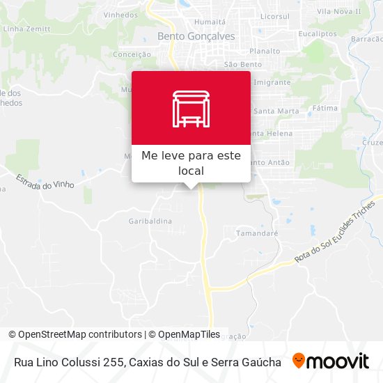 Rua Lino Colussi 255 mapa