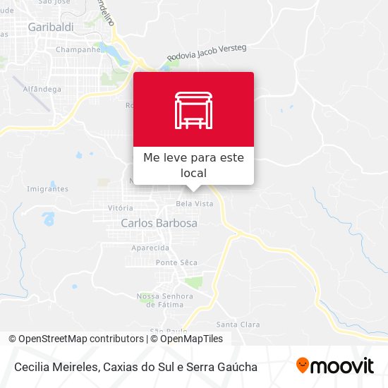 Cecilia Meireles mapa