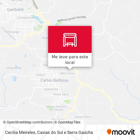 Cecilia Meireles mapa