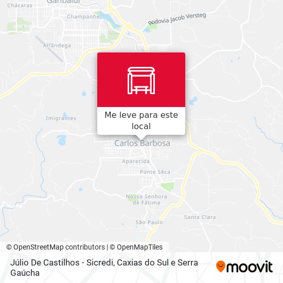 Júlio De Castilhos - Sicredi mapa