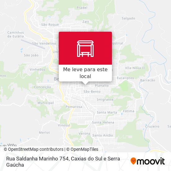 Rua Saldanha Marinho 754 mapa