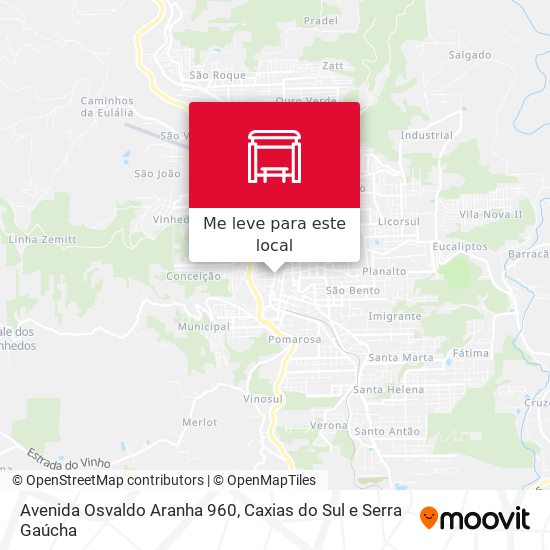 Avenida Osvaldo Aranha 960 mapa