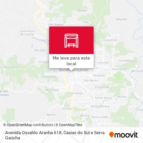 Avenida Osvaldo Aranha 618 mapa