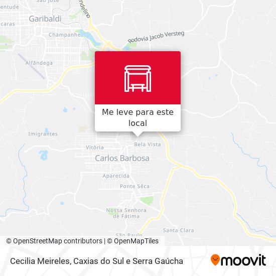 Cecilia Meireles mapa