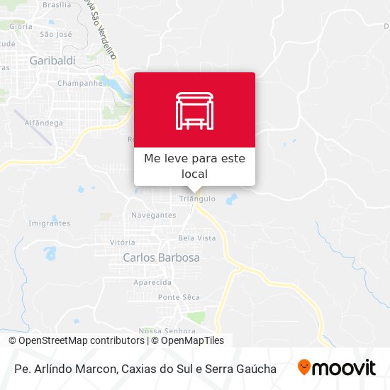 Pe. Arlíndo Marcon mapa