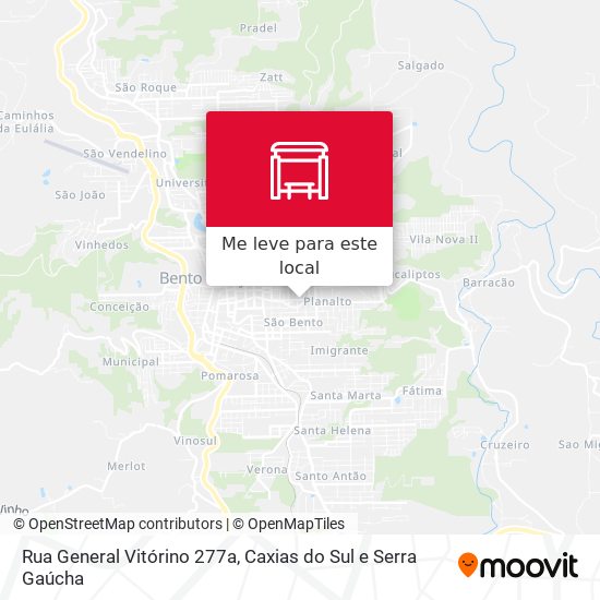 Rua General Vitórino 277a mapa
