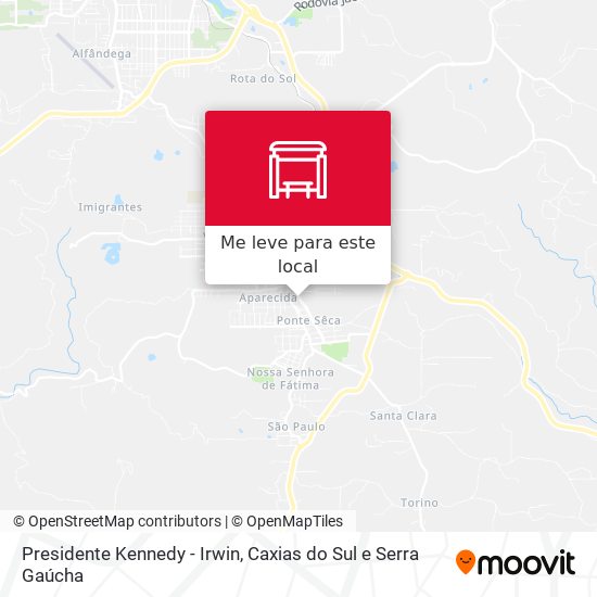 Presidente Kennedy - Irwin mapa