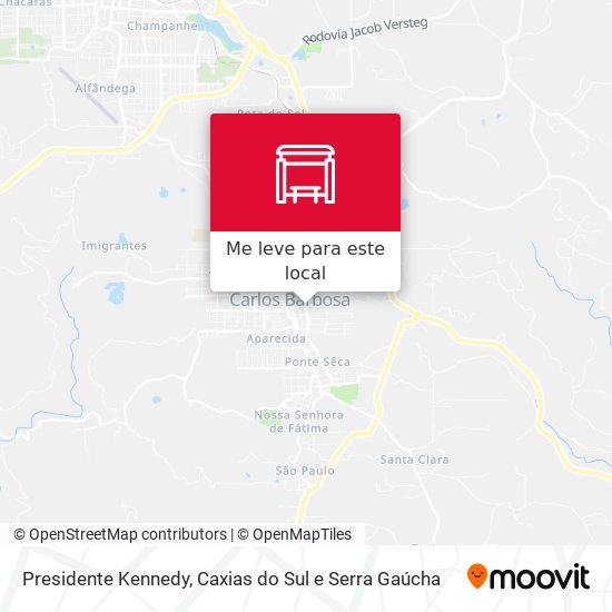 Presidente Kennedy mapa