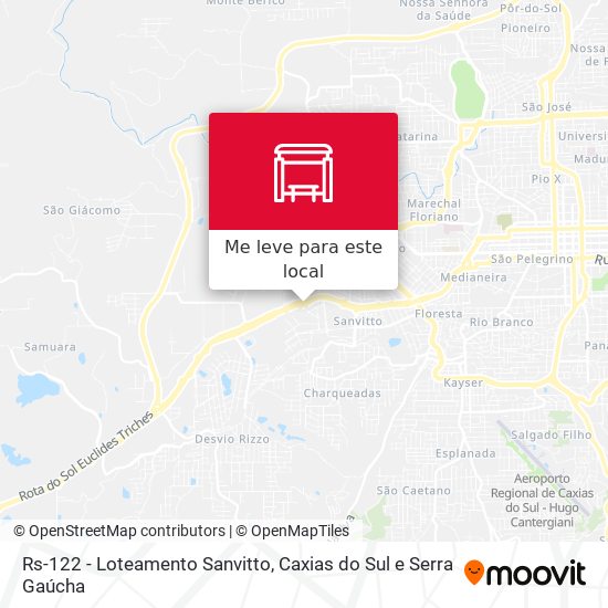 Rs-122 - Loteamento Sanvitto mapa