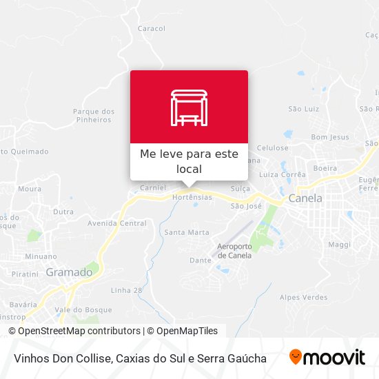 Vinhos Don Collise mapa
