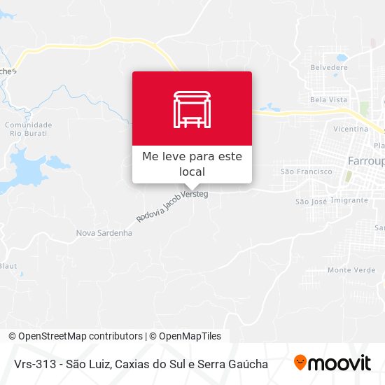 Vrs-313 - São Luiz mapa