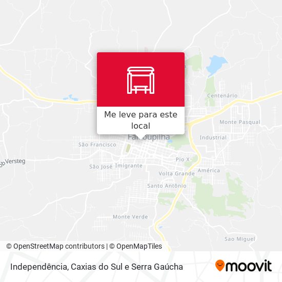 Independência mapa