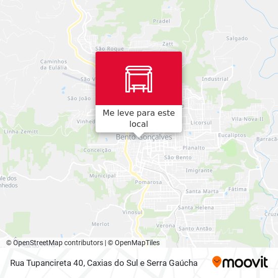Rua Tupancireta 40 mapa