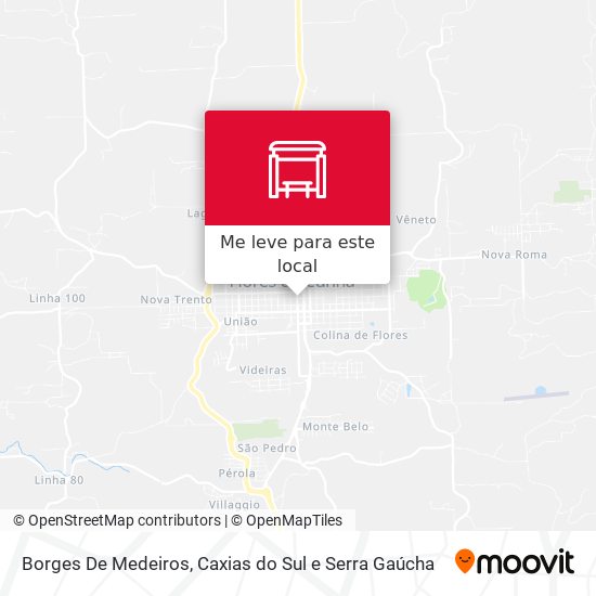 Borges De Medeiros mapa