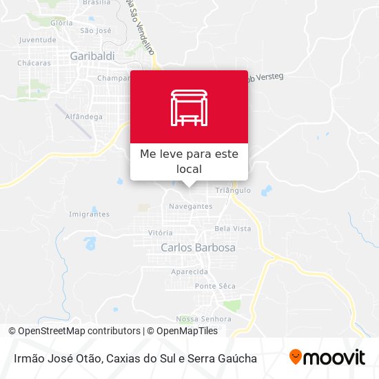 Irmão José Otão mapa