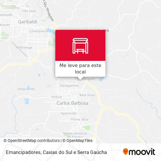 Emancipadores mapa