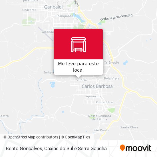Bento Gonçalves mapa