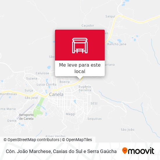 Côn. João Marchese mapa